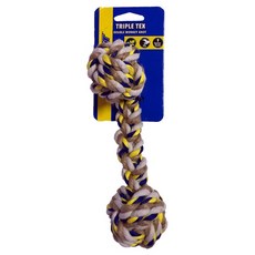 펫스포츠 애견용 더블 로프 매듭, 혼합 색상, 1개