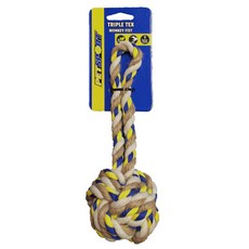 펫스포츠 애견용 트리플 로프 매듭, 혼합 색상, 1개