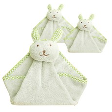 인터팝 토끼 주방타월 3p, 그린, 1개