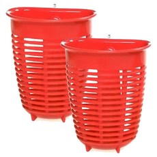 Interpop多功能廚房收納籃 2入, 紅色的