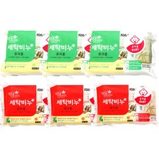 퓨리어 세탁비누 유아용 올리브향 3p + 딸기향 3p 세트, 1세트