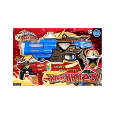 파워레인저 닌자포스 바이슨건 장난감 총, 파랑, 1개