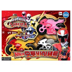 파워레인저 닌자포스 오토바이 3p 빨강 분홍 회색 세트, 1세트