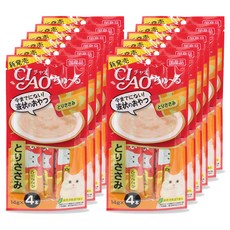 챠오츄르 고양이 짜먹는 간식, 닭가슴살, 14g, 48개