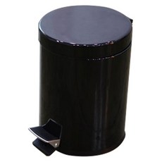 Joheunnal 腳踏式垃圾桶 8L, 黑色的, 1個