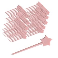 HCN星星彎曲 粉色, 100件, 1個