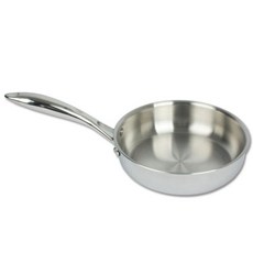 키친플라워 통오중 스텐 후라이팬 인덕션 IH, 20cm, 1개