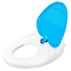 aguard 成人孩童兩用馬桶蓋, 藍色