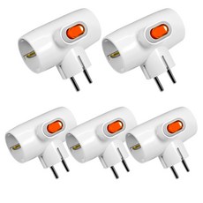三芯T型省電安全多頭5p, 8.8 厘米, 1個