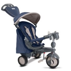 스마트라이크 5in1 리클라이너 인피니트 유아 자전거, 블루, 1개