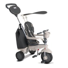 스마트라이크 4in1 보야지 유아 자전거, 그레이, 1개