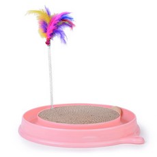 ZEZEPET ZEZEPET愛貓羽毛球玩具, 粉色 (Y206PPT009), 1個