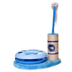 ZEZEPET 寵物貓軌道球貓抓柱玩具組, Y206PPT007, 1個