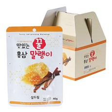 Samdream 美味蜂蜜紅參乾參乾, 40克, 12個