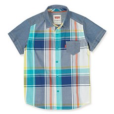 리바이스키즈 해지 믹스 체크셔츠