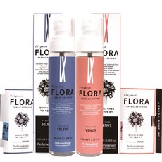 Flora Elegance Venus衣物香水 100ml+隨身型 5ml+Selene衣物香水 100ml+隨身型 5ml, 1套