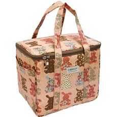 lapezzo 보온보냉 가방, 패턴토끼핑크, 1개