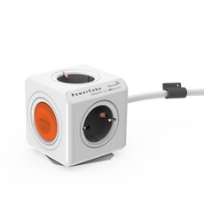 allocacoc Multitap Remote Single Extended 延長線 白色, 1.5m, 1個