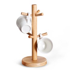 엔플라스틱 원목 컵 홀더, 1개