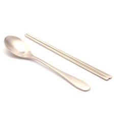 GEO CHANG YUGI 孩童湯匙+筷子, 1組, 單色