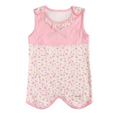 Organic Boom 孩童小碎花印花拼接連身背心