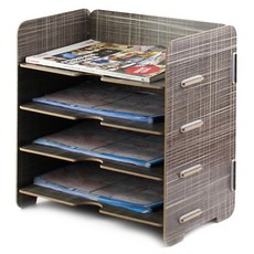 필립로지스틱 오피스 우드 정리선반 D017, A, 1개