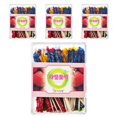 LIVINGWELL 紙傘水果竹籤, 160入, 4盒