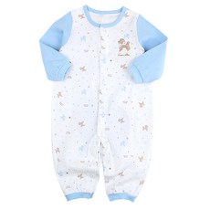 Organic Boom 貴賓犬啾啾撞色連身衣