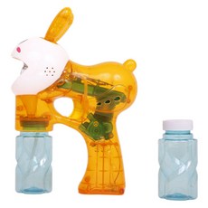 토끼크리스탈 자동 버블건, 오렌지, 1개