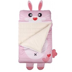 데일리몽 레니 캐릭터 침낭형 낮잠이불 75 x 130 x 8 cm, 핑크