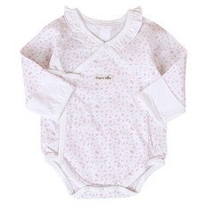 Organic Boom 花雨提花新生兒連身衣