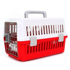 아이리스코리아 애견 여행 캐리 ATC-460, 레드, 1개