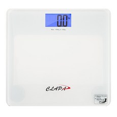 클래파 퓨어 디지털 체중계, BFB-DS160W, 화이트, 1개