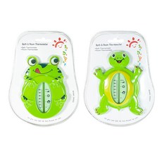 Sun Delight 水溫計 2入組, 青蛙 + 烏龜