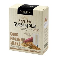 카페베네 든든한 하루 굿모닝 쉐이크 고구마, 35g, 6개