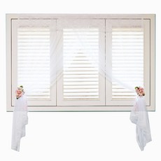 BEBE DECO Canopy 蚊帳窗型, 白色的