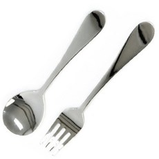 kostick 兒童叉匙組, 1組, 單色, 湯匙+叉子