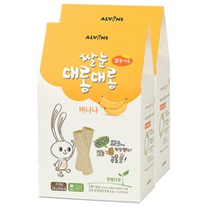 엘빈즈 쌀눈 대롱대롱 곡물롤 25p, 바나나맛, 2세트