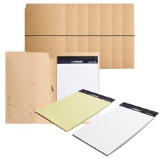 Standard 2000 年牛皮紙便簽本 Folio A5 8p + Regal Pad A5 8p, 隨機出貨, 1組