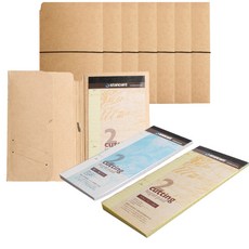 標準2200牛皮紙便條本 迷你 8入+法律便條本 迷你 8入, 隨機發貨, 1套