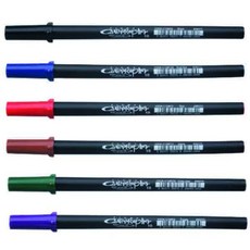 SAKURA 書法家筆 6 支裝 30 毫米, 混色, 1套