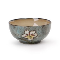 So Dam So Dam花朵麵碗, 1個, 天藍色