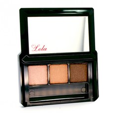 Lola DAZZLING TRIO 3色眼影盤 2.5g, Dazzling Mahogany, 1入