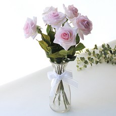 活綠真玫瑰軟花瓶套組, 甜粉色