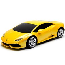 대호종합상사 1:24 람보르기니 우라칸 RC카, 옐로우, 1개