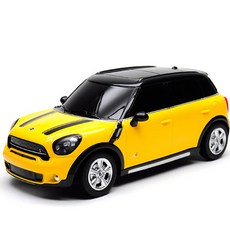 대호종합상사 1:24 미니 쿠퍼 컨트리맨 RC카, 옐로우, 1개