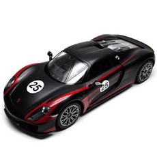 대호종합상사 1:14 포르쉐 918 스파이더 RC카, 블랙, 1개