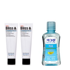 美白牙膏 100g 2p + Gargreen Zero 100ml, 1套