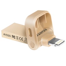 에이데이타 AI920 애플 전용 8핀 USB3.1 OTG 메모리 골드 AAI920-32G-CGD, 32GB