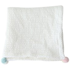 BEAUTE HOUSE 莫代爾棉毯, Waple White